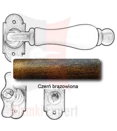 Czerń brązowiona