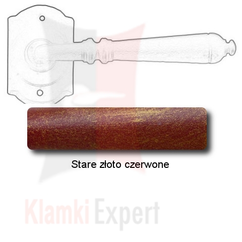 Stare złoto czerwone