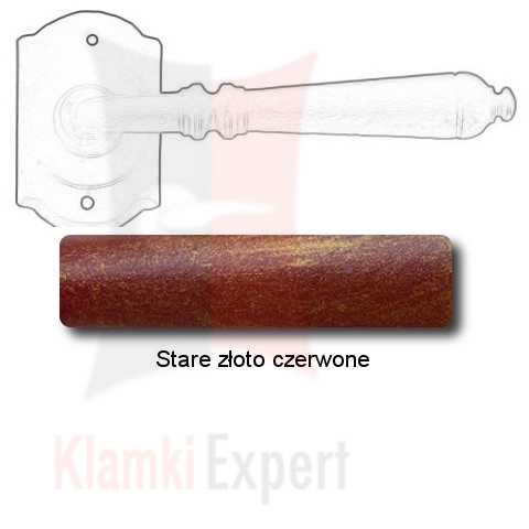 Stare złoto czerwone