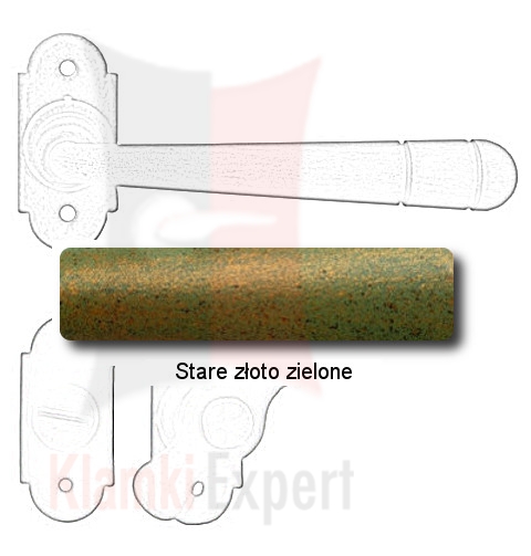 Stare złoto zielone