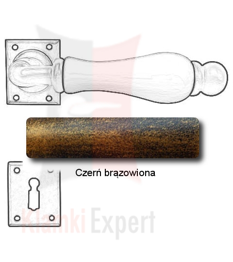 Czerń brązowiona