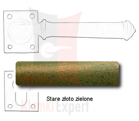 Stare złoto zielone