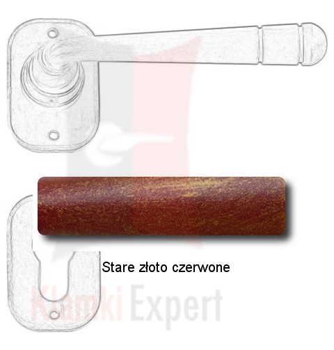 Stare złoto czerwone