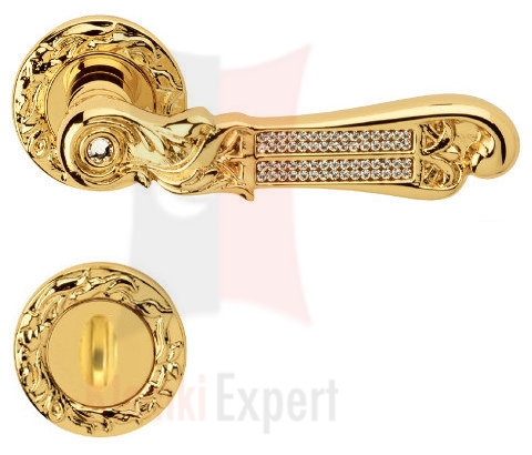Klamka Tiffany Mesh 113 z blokadą wc
