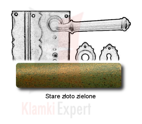 Stare złoto zielone