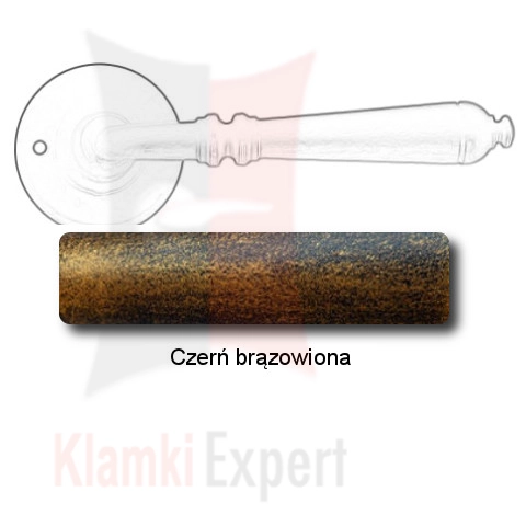 Czerń brązowiona