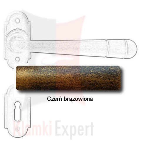 Czerń brązowiona
