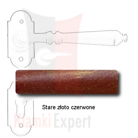 Stare złoto czerwone