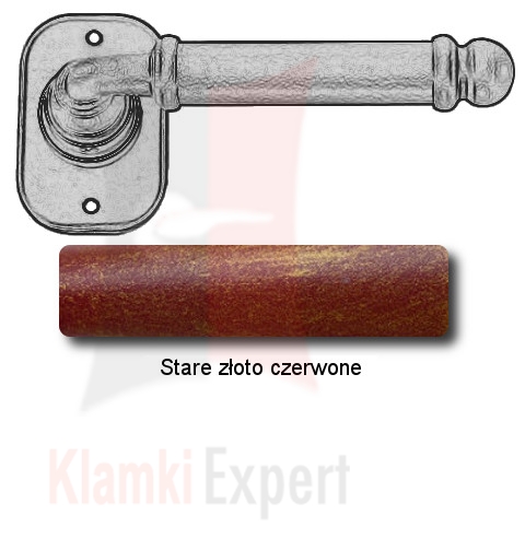 Stare złoto czerwone