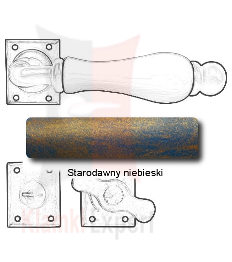 Starodawny niebieski