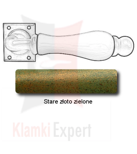 Stare złoto zielone