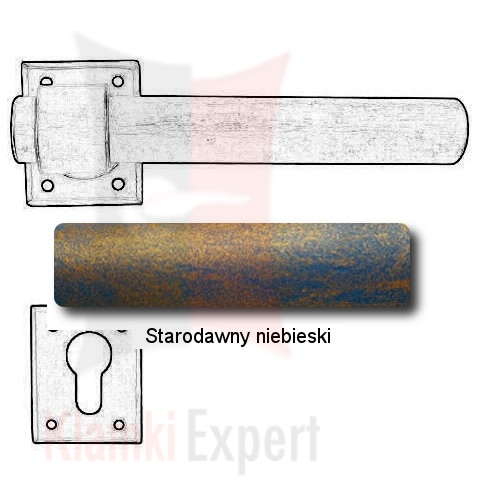 Starodawny niebieski