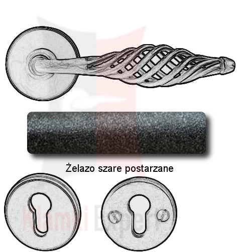 Żelazo szare postarzane