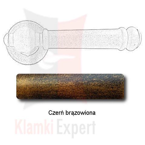 Czerń brązowiona