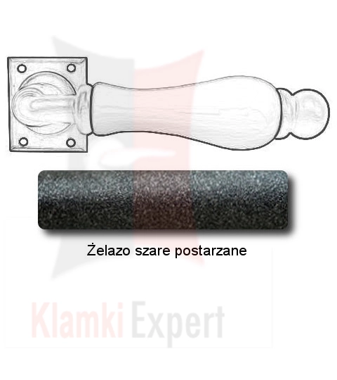 Żelazo szare postarzane