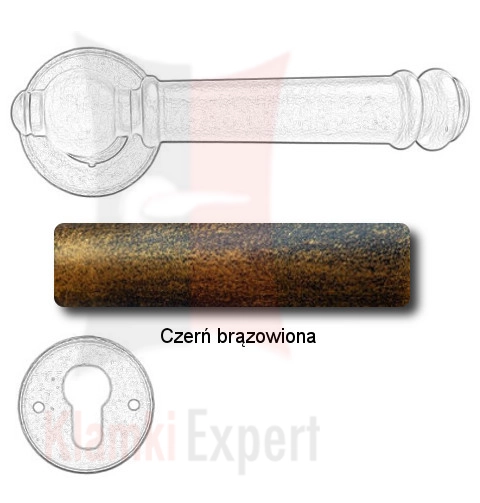 Czerń brązowiona