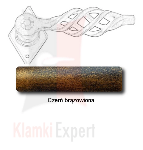 Czerń brązowiona