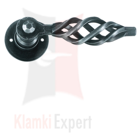 Klamka Londra 2302 w kolorze czerń cynkowana