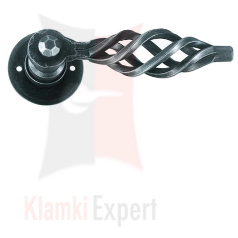 Klamka Londra 2302 w kolorze czerń cynkowana