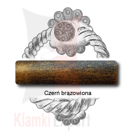 Czerń brązowiona