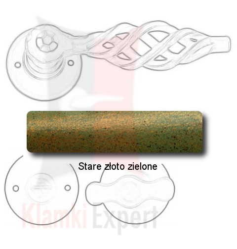 Stare złoto zielone