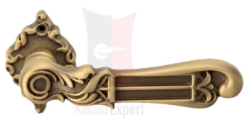 Klamka Tiffany Brass bez dolnej rozety