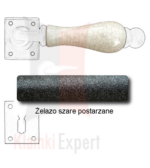 Żelazo szare postarzane