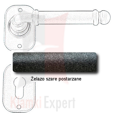 Żelazo szare postarzane