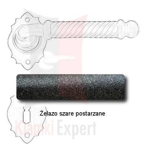 Żelazo szare postarzane