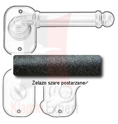 Żelazo szare postarzane