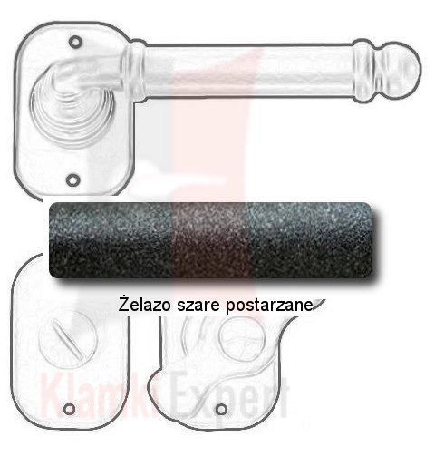 Żelazo szare postarzane