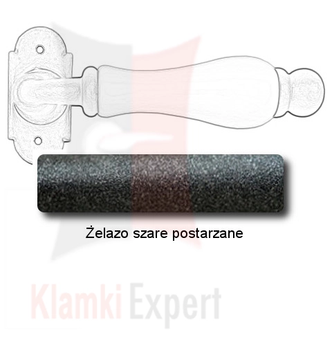 Żelazo szare postarzane