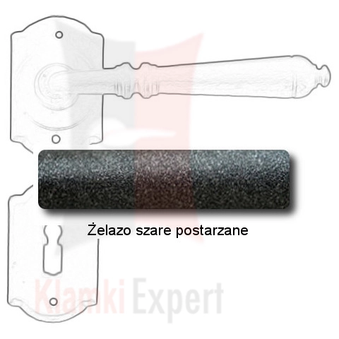 Żelazo szare postarzane