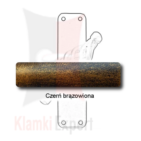 Czerń brązowiona