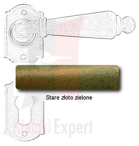 Stare złoto zielone