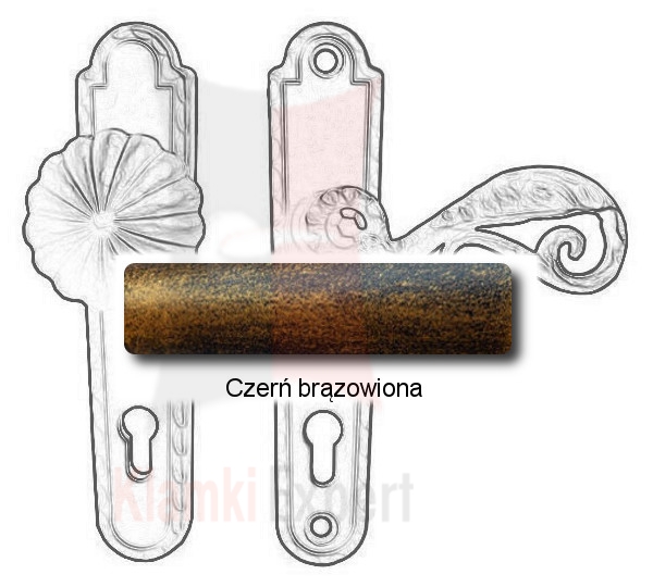 Czerń brązowiona