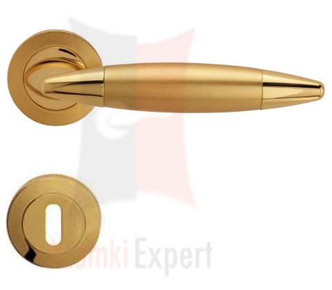 Klamka Havana z rozetą na klucz