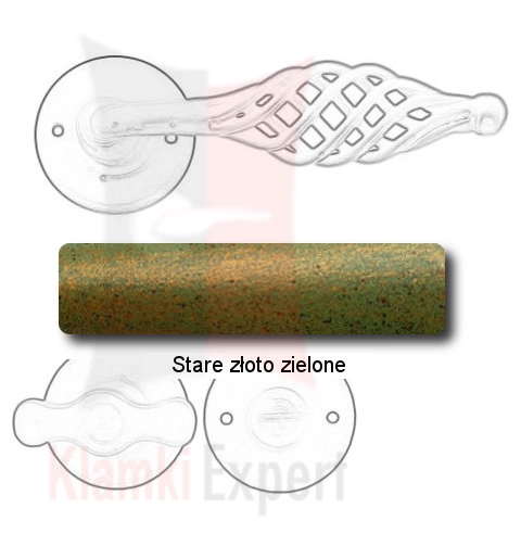 Stare złoto zielone