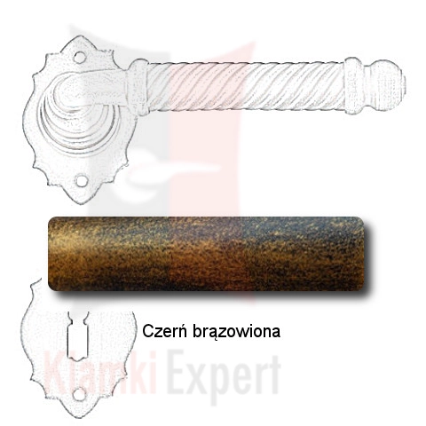 Czerń brązowiona