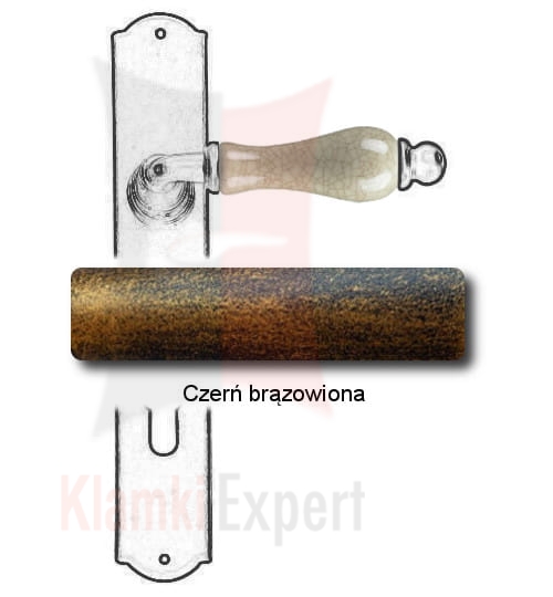 Czerń brązowiona