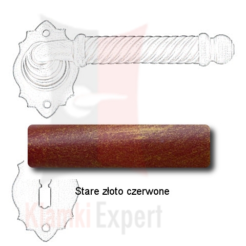 Stare złoto czerwone