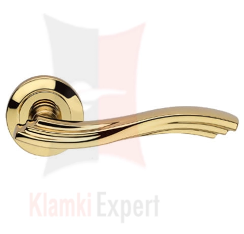 Klamka MARINA 102 w kolorze OL mosiądz błyszczący, lakierowany