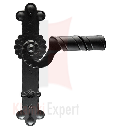 Klamka ABSALON 1092 w kolorze czerń starodawna