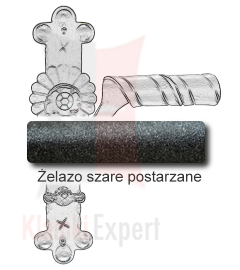 Żelazo szare postarzane