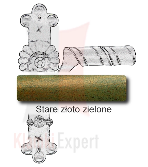 Stare złoto zielone