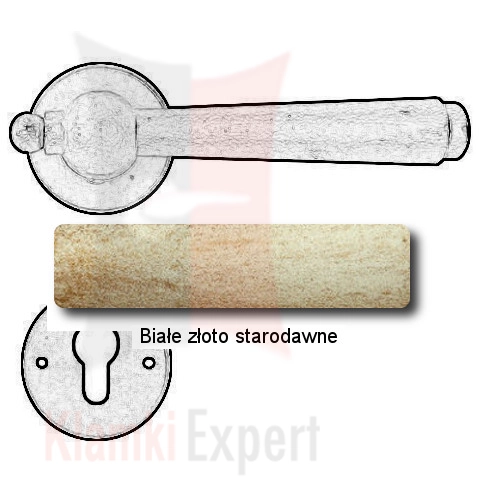 Białe złoto starodawne