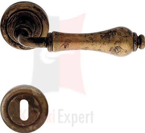 Klamka Aldar z rozetą na klucz