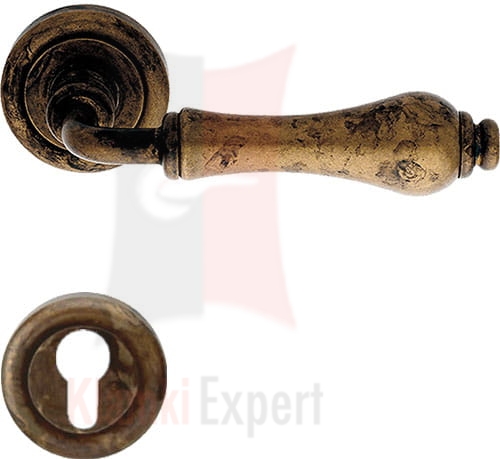 Klamka Aldar z rozetą na wkładkę