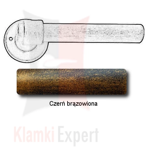 Czerń brązowiona