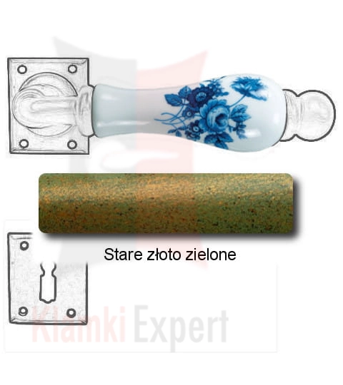 Stare złoto zielone